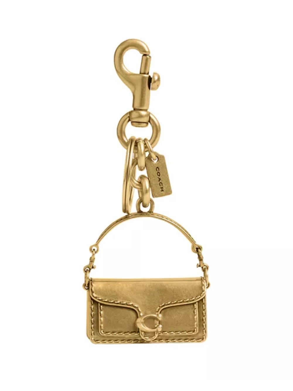 Coach Gold Tabby Bag Charm